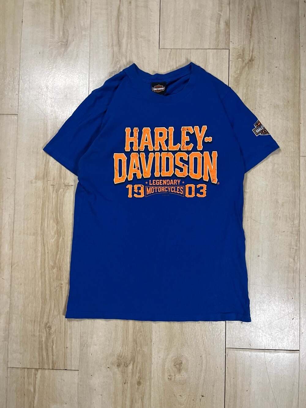 Harley-Davidson Lone Star Tyler, Texas Blue T-Shirt